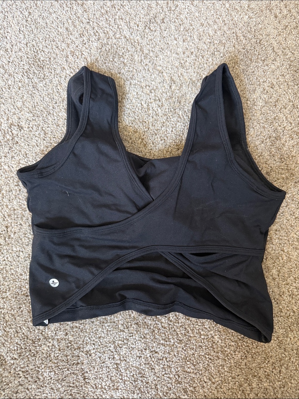 HALARA Black Scoop Sports Crop - Supportive Active Bra - Picture 5 of 6